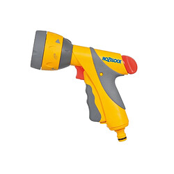 Hozelock Pistolet d'Arrosage Multi Jets Plus Pistolet avec gâchette de débit variable - 6 types de jet - Souple et ergonomique