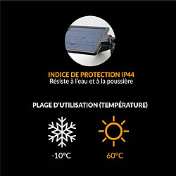 Wi-light projecteur solaire LED double L450