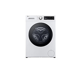 Lave-linge frontal 9kg 1400 tours/min - F94D15WHS - LG Lave-linge hublot 9 kg - Technologie Smart Inverter - Fonction vapeur anti-allergie