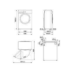 Smeg LBW62PCIT - Blanc