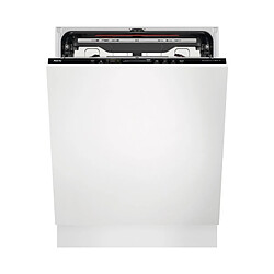 AEG FSK93718P - Lave-vaisselle intégrable 60 cm - 15 couverts - Noir AEG FSK93718P lave-vaisselle encastrable 60 cm 15 couverts Wi-Fi 39 dB AirDry 7 programmes TimeBeam