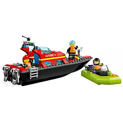 Acheter Lego Le bateau de sauvetage des pompiers - City