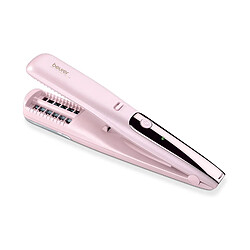 Beurer HT 22 - Rose Lisseur pour cheveux anti-pointes fourchues - 2 h d’autonomie - Indicateur LED - Réservoir de coupe - Pinceau de nettoyage inclus - Câble USB