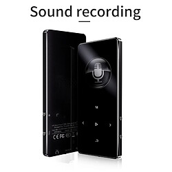 Wewoo lecteur MP3 MP4 - Noir