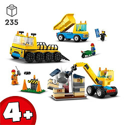 Lego Les camions de chantier et la grue