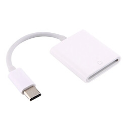 Wewoo Adaptateur Lecteur de Carte USB-C Adaptateur USB-C/Type-C - Pour SD HC - Compatible Macbook/Chromebook/Nokia