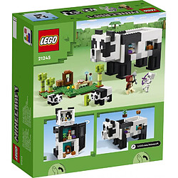 LEGO Minecraft 21245 Le refuge panda
