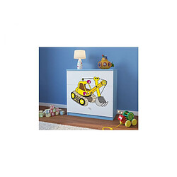 Commode bébé Babydreams excavatrice - Bleu