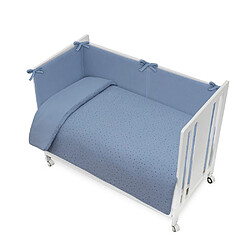 Interbaby Parure de lit bébé - Bleu foncé