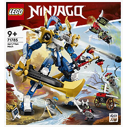 Lego Ninjago Robot Titan de Jay Jeu de construction Lego Ninjago - Robot articulé - avec figurines - dès 9 ans