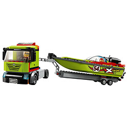 LEGO City 60254 Transport du Bateau de Course