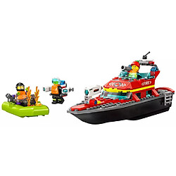 Avis Lego Le bateau de sauvetage des pompiers - City