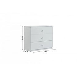Commode bébé Babydreams excavatrice - Bleu