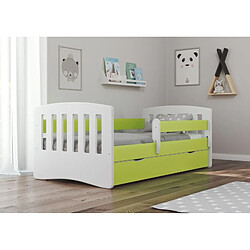 Lit bébé avec rangement - Vert