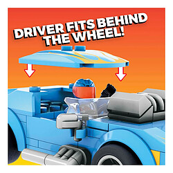 Hot wheels Coffret construction Twinduction - Orange pas cher