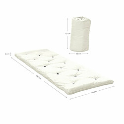 Inside 75 Lit futon BED IN A BAG Gris
