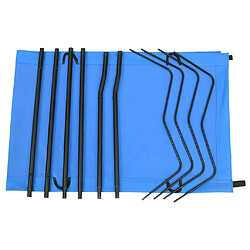 Avis VidaXL Lit de camping 180x60x19 Bleu