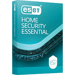 ESET HOME Security Essential Antivirus - Anti-ransomware et machine learning - Protection force brute et scripts