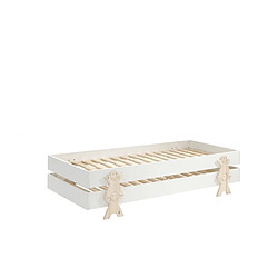 MES Sommiers Empilables 90x200cm - Blanc