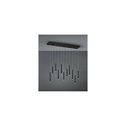 TRIO LIGHTING Tubular - Suspension Noir LED 22W