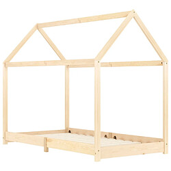 vidaXL Cadre de Lit Pin Massif