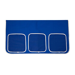 Homestyle4u Sac de rangement pour lit mezzanine - Bleu
