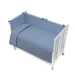 Interbaby Parure de lit bébé - Bleu foncé