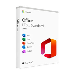 Microsoft Office 2021 LTSC Standard pour Mac - Licence à télécharger - Livraison rapide 7/7j Logiciel à télécharger (lien de téléchargement officiel et licence authentique). Livraison ultra rapide !
