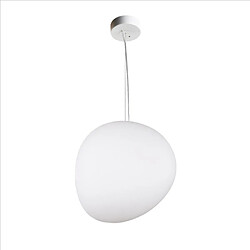 Lustre Galet - Blanc Laiteux
