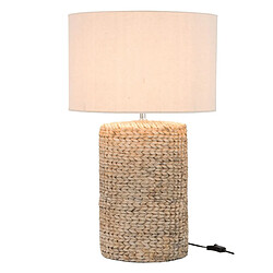 Lampe à poser en coton et béton - MES
