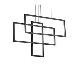 Ideal Lux Suspension LED intégré Frame 1 ampoule Métal,aluminium Noir Matériau : Métal,aluminium Coloris : Noir Nombre d'ampoules : 1 Type d'ampoule : LED intégré Puissance Max en Watts (W) : 93 Ampoules incluses : Oui IP20 Température de couleur LE