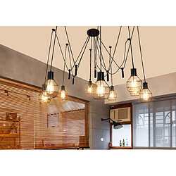 Avis Decoshop26 Suspension industrielle - Noir