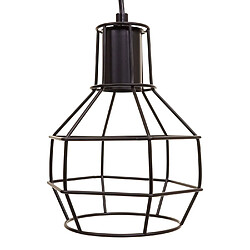 Decoshop26 Suspension industrielle - Noir pas cher