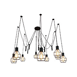 Acheter Decoshop26 Suspension industrielle - Noir