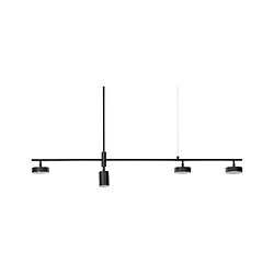 Beliani Lampe FOYLE - Métal Noir