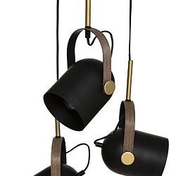 Avis Atmosphera 3 Suspensions effet projecteur - Noir et doré