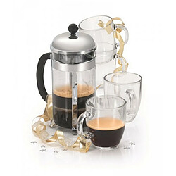 Bodum Set Cafetière et 4 Mugs - 30 cl