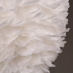 Acheter Stoex Lustre suspension en plumes - Blanc