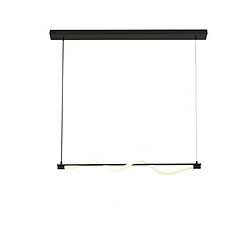 Searchlight Plafonnier Serpent - Blanc/Noir mat