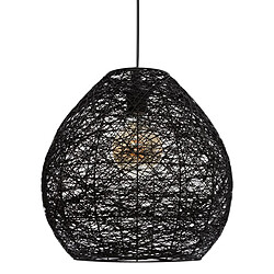 Atmosphera, Createur D'Interieur Atmosphera Suspension Mona Suspension papier noir - Design Atmosphera - Diamètre: 34 cm