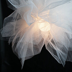 Stoex Lustre suspension gaze - Blanc pas cher