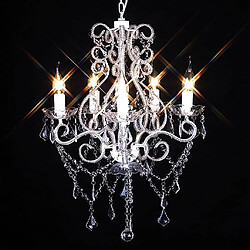 VidaXL Chandelier cristal - Transparent