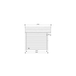 Acheter Solid Abri jardin 2,98×2,38×2,39 m - 7,09 m²