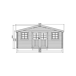 Solid Chalet de jardin Zurich