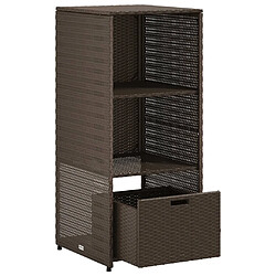 Acheter vidaXL Armoire jardin 50x55x115 cm - Marron