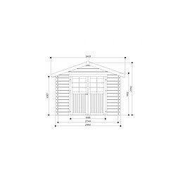 Avis Solid Abri jardin 2,98×2,38×2,39 m - 7,09 m²