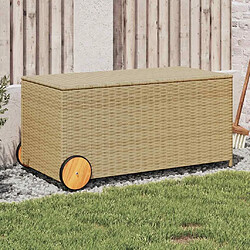 vidaXL Boîte de rangement 190L - Mélange beige