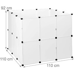 Helloshop26 Enclos pour petits animaux - Blanc