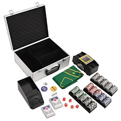 vidaXL Jeu de jetons de poker - 300 pcs