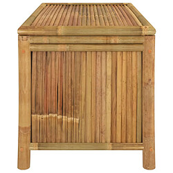 Helloshop26 Coffre de jardin en bambou - 90 x 52 x 55 cm